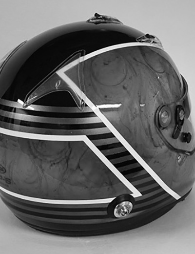 Airbrushed NASCAR helmet